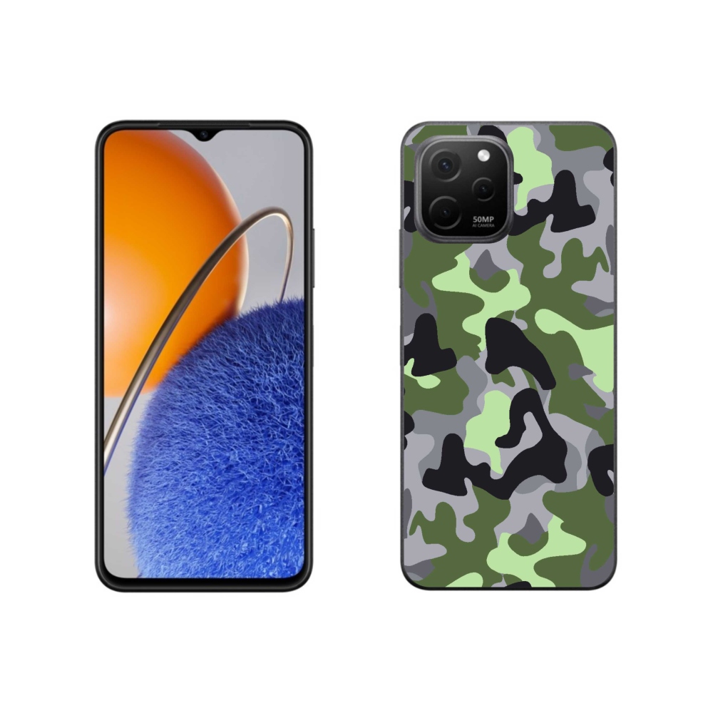 Gél borítás mmCase a Huawei Nova Y61 készülékhez - terepszínű minta 7
