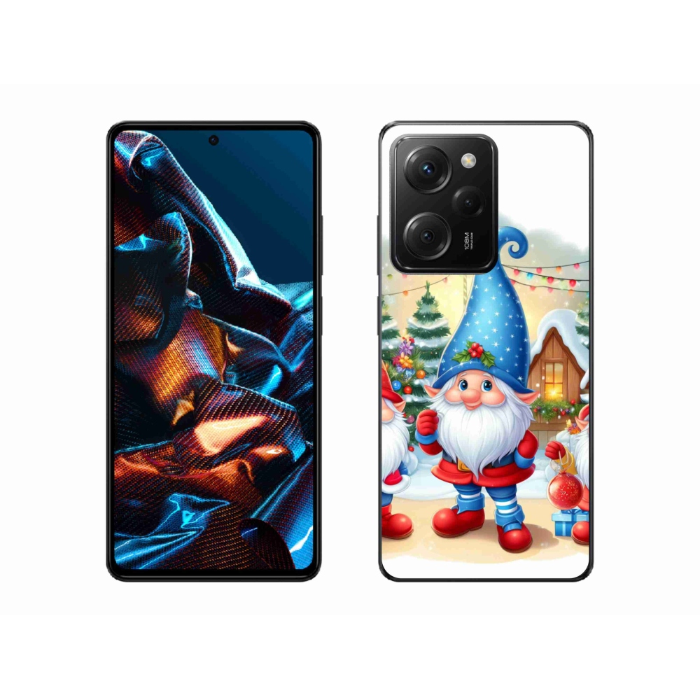 Gél borítás mmCase a Xiaomi Poco X5 Pro 5G számára - karácsonyi manók