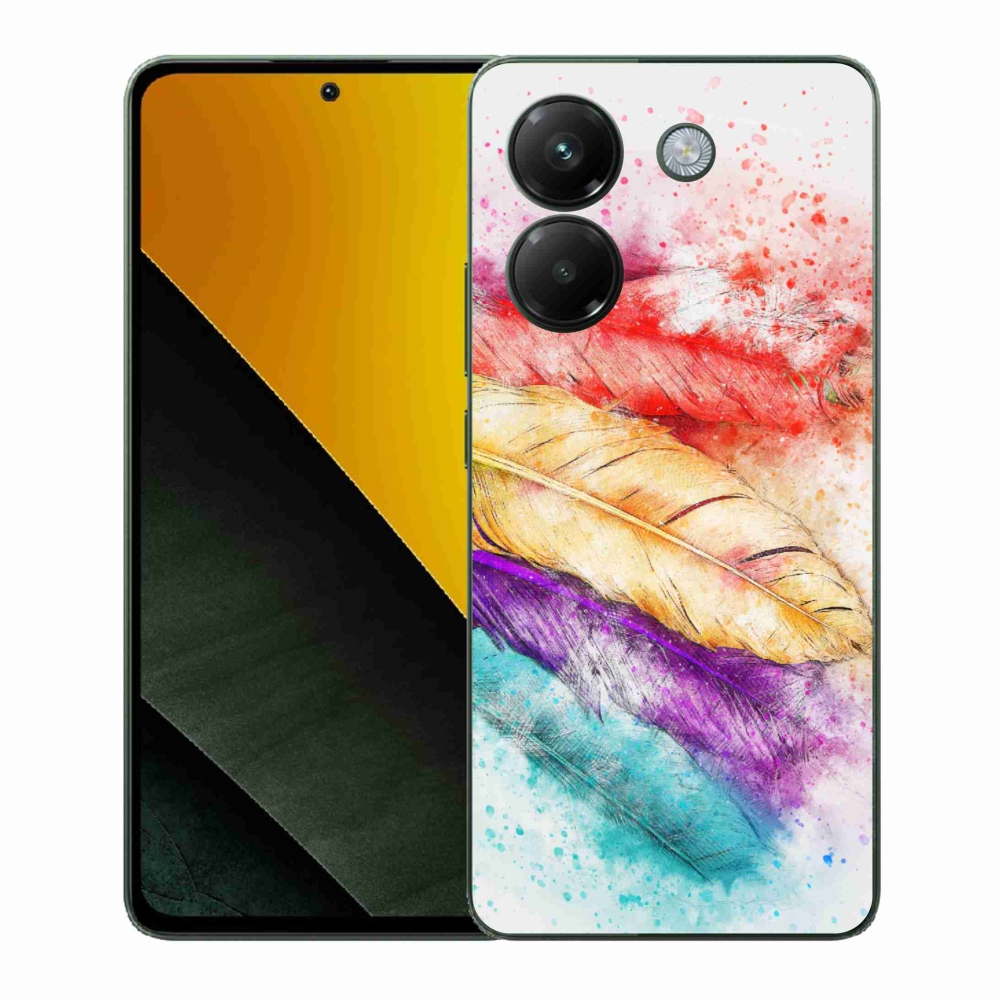 Gél borítás mmCase a Xiaomi Poco M7 Pro 5G-hez - színes toll