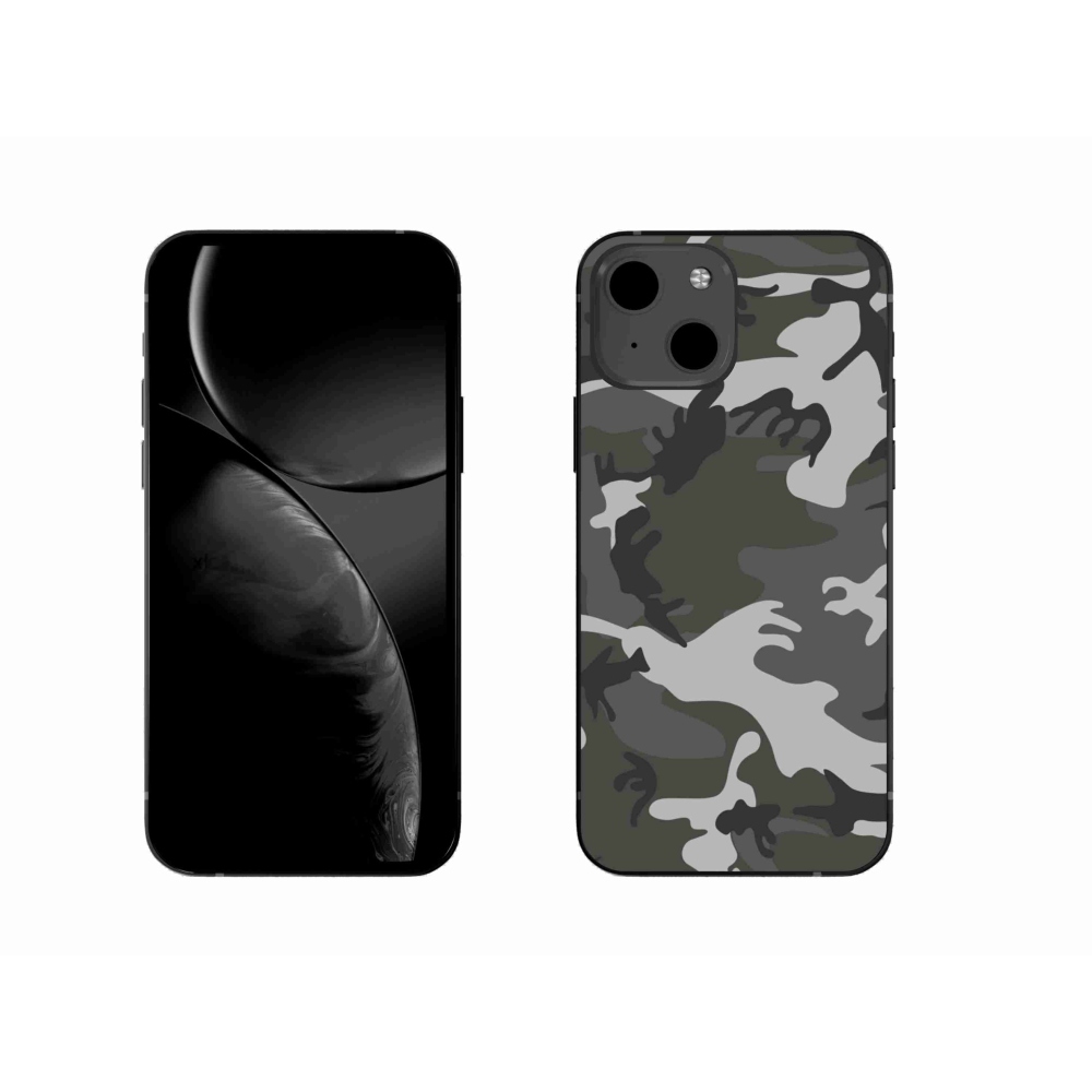 Zselés borítás mmCase iPhone 13 6.1 készülékhez - terepszínű minta