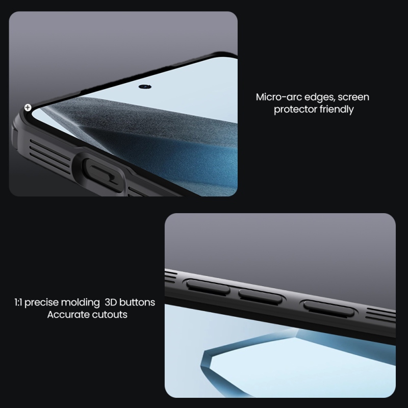 Nillkin CamShield PRO hátlap a OnePlus 13 számára Fekete