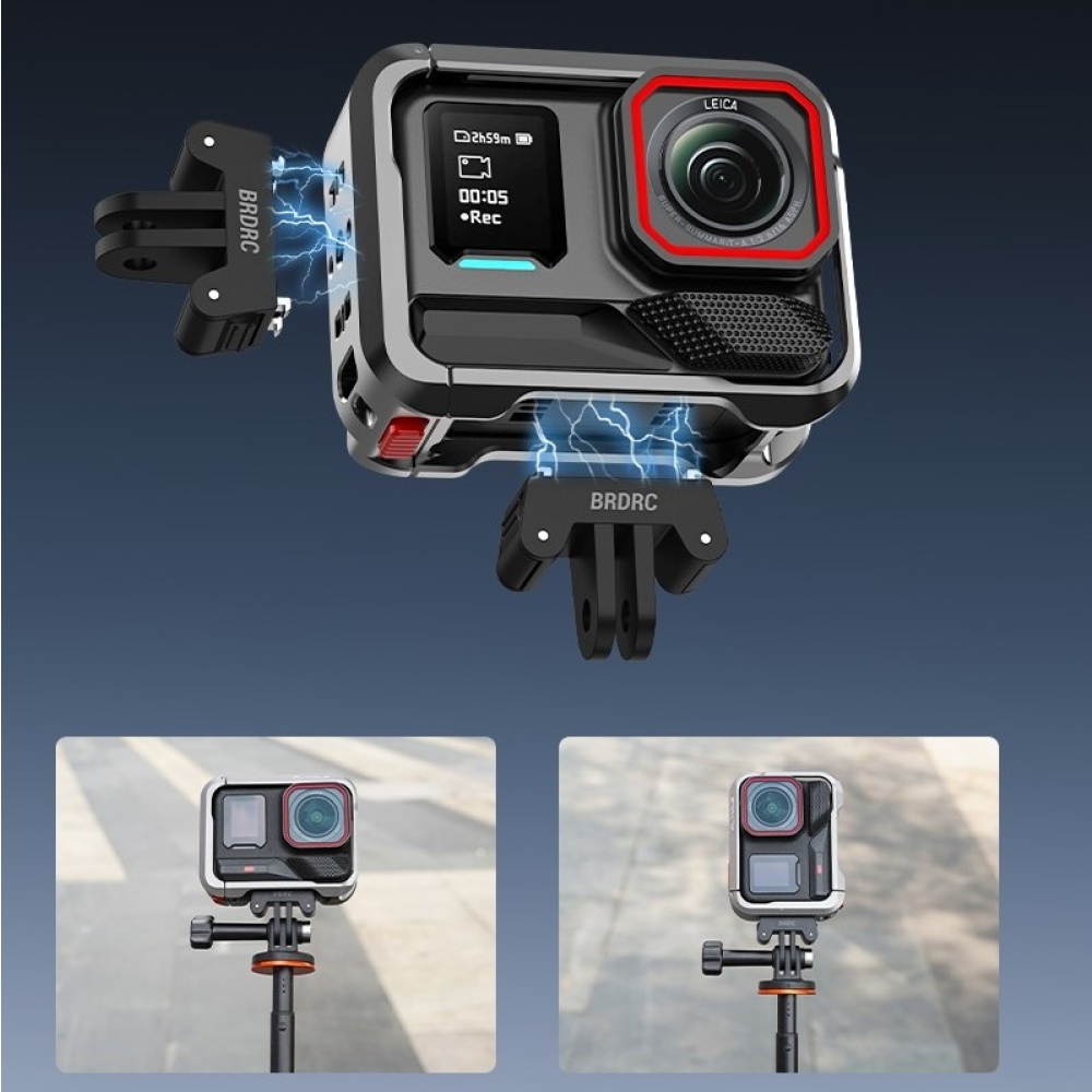 BRDRC mágneses gyorskioldó adapter Insta360 Ace Pro és Ace Pro 2 készülékekhez