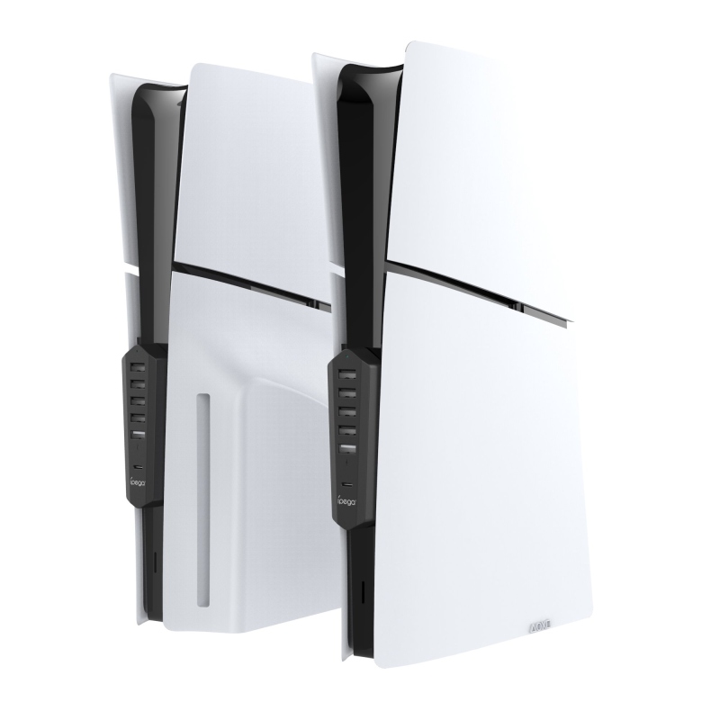 iPega P5S003 USB/USB-C HUB PS5 Slimhez Fekete