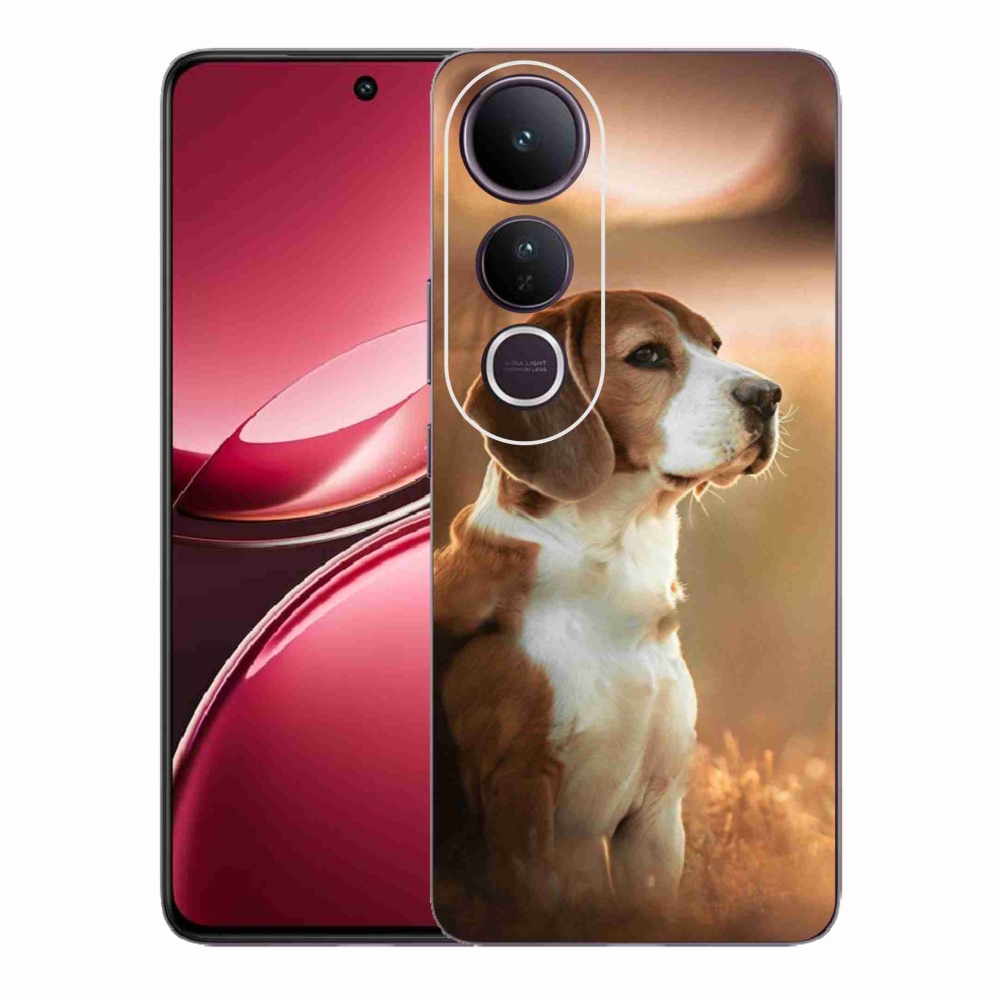 Gél védőburkolat mmCase a Vivo V50 Lite 4G/5G készülékhez - bézs színű