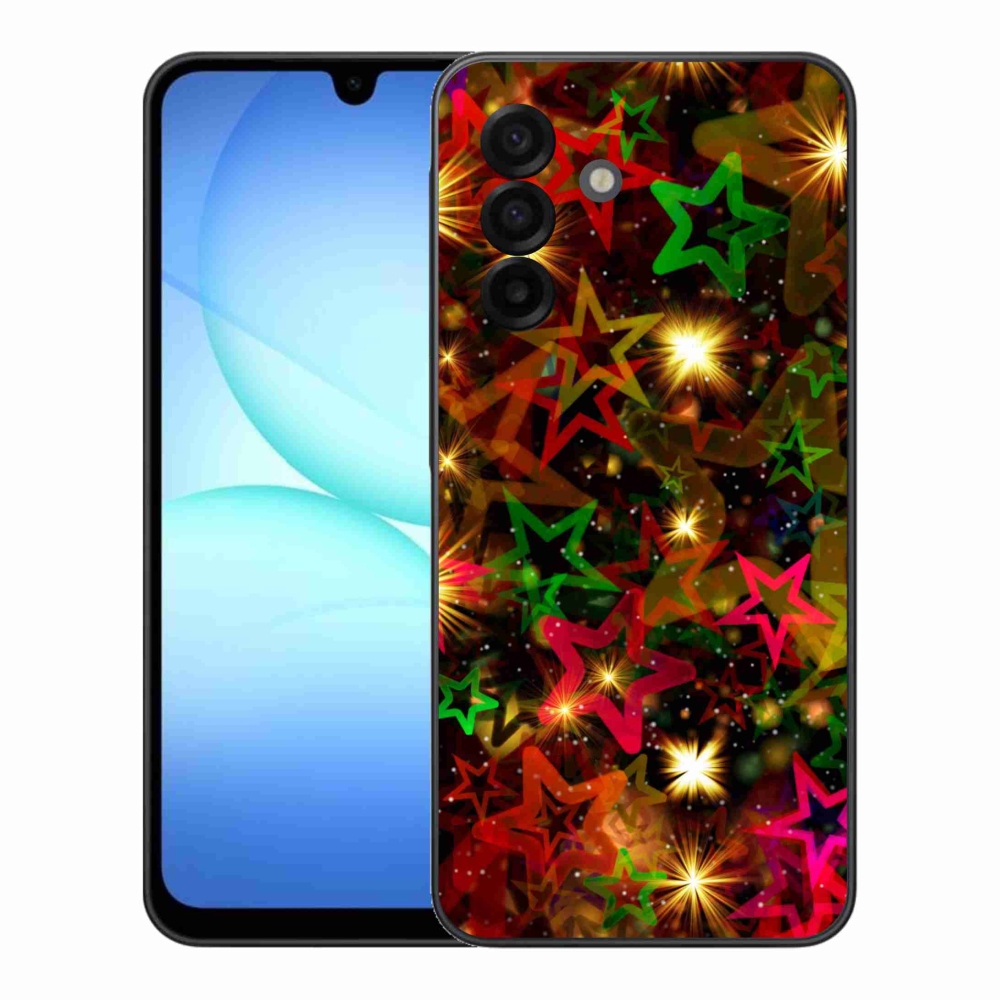 Zselés borítás mmCase Samsung Galaxy A17 4G/5G - színes csillagok