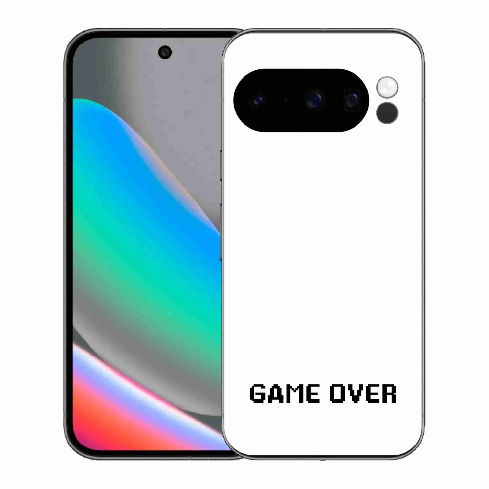 Gél borítás mmCase a Google Pixel 10 Pro számára - játék fehér háttérrel