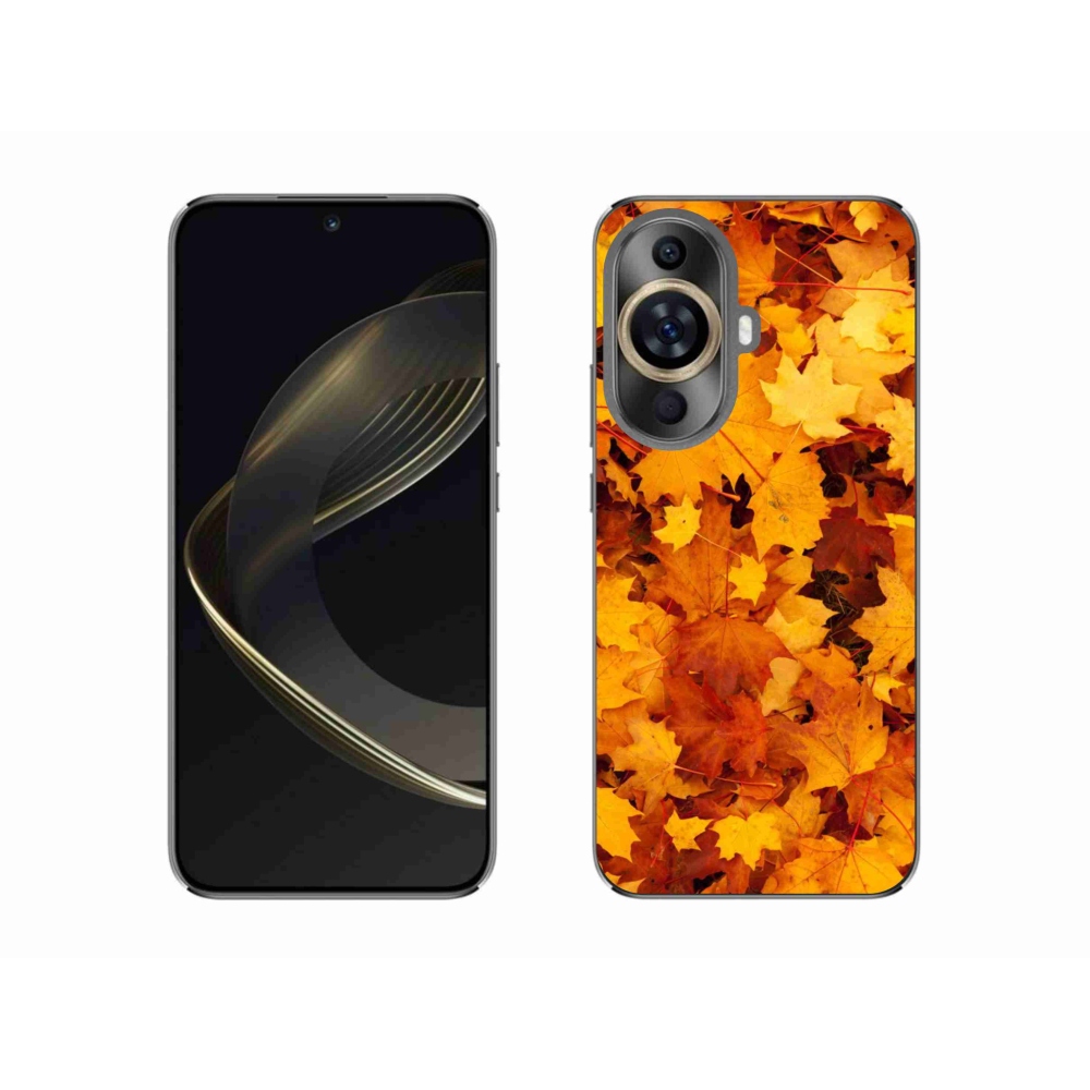 Gél borítás mmCase a Huawei Nova 11 készülékhez - juharlevelek