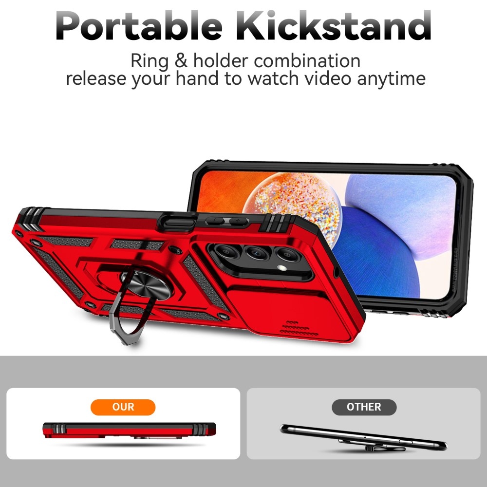 Csúszásálló borítás Samsung Galaxy A35 5G készülékhez - piros