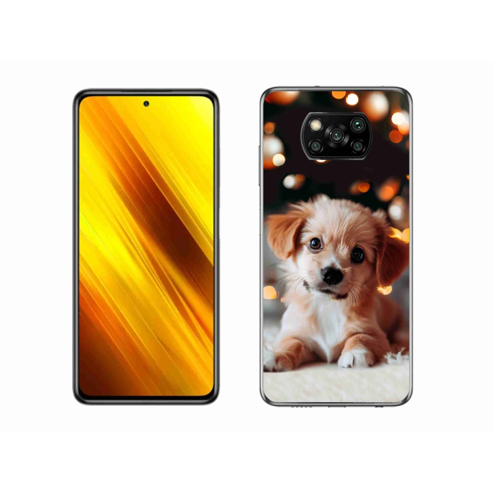 Gél borítás mmCase a Xiaomi Poco X3-hoz - kölyökkutyakölyök