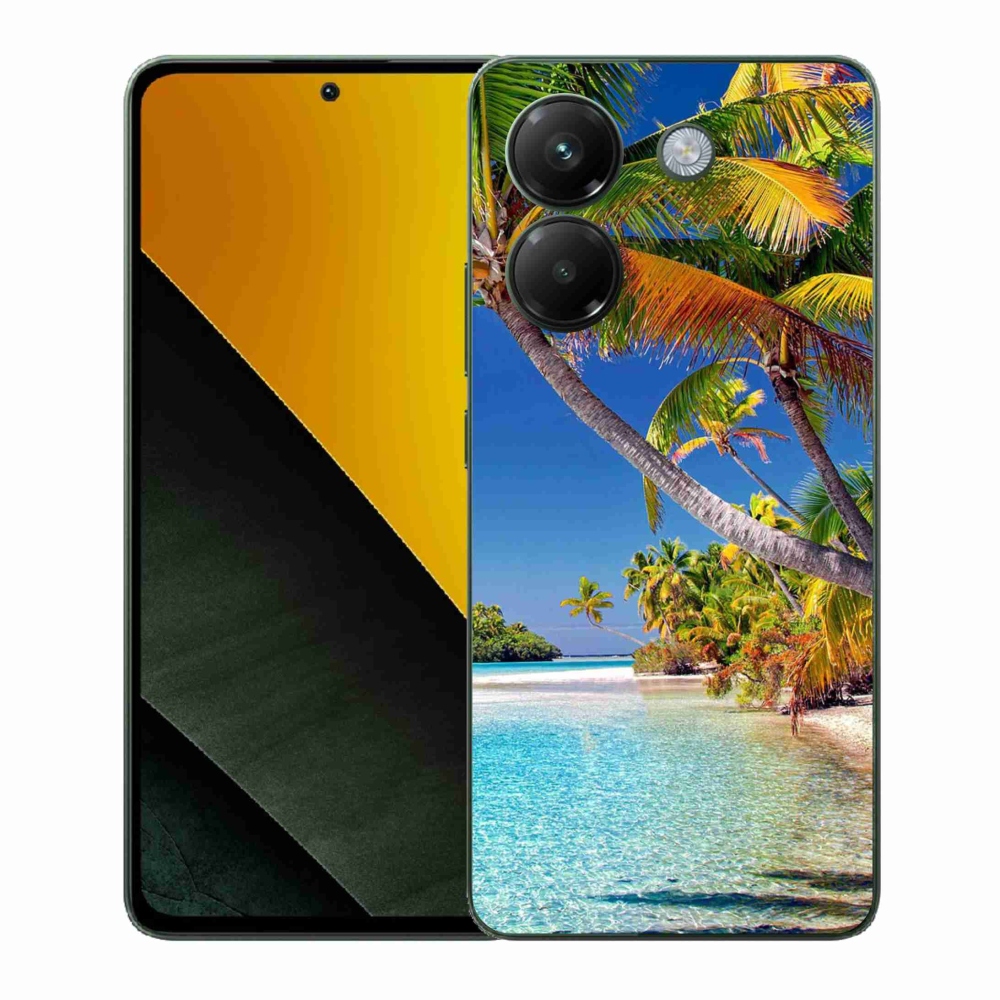 Gél borítás mmCase a Xiaomi Poco M7 Pro 5G-hez - tengerparton