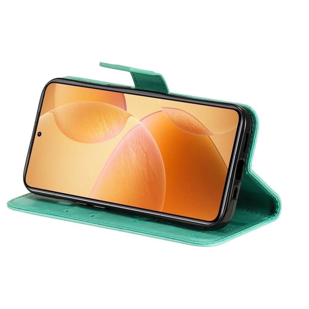 Fák könyve tok Xiaomi 14T Pro - teal - teal - kék színű