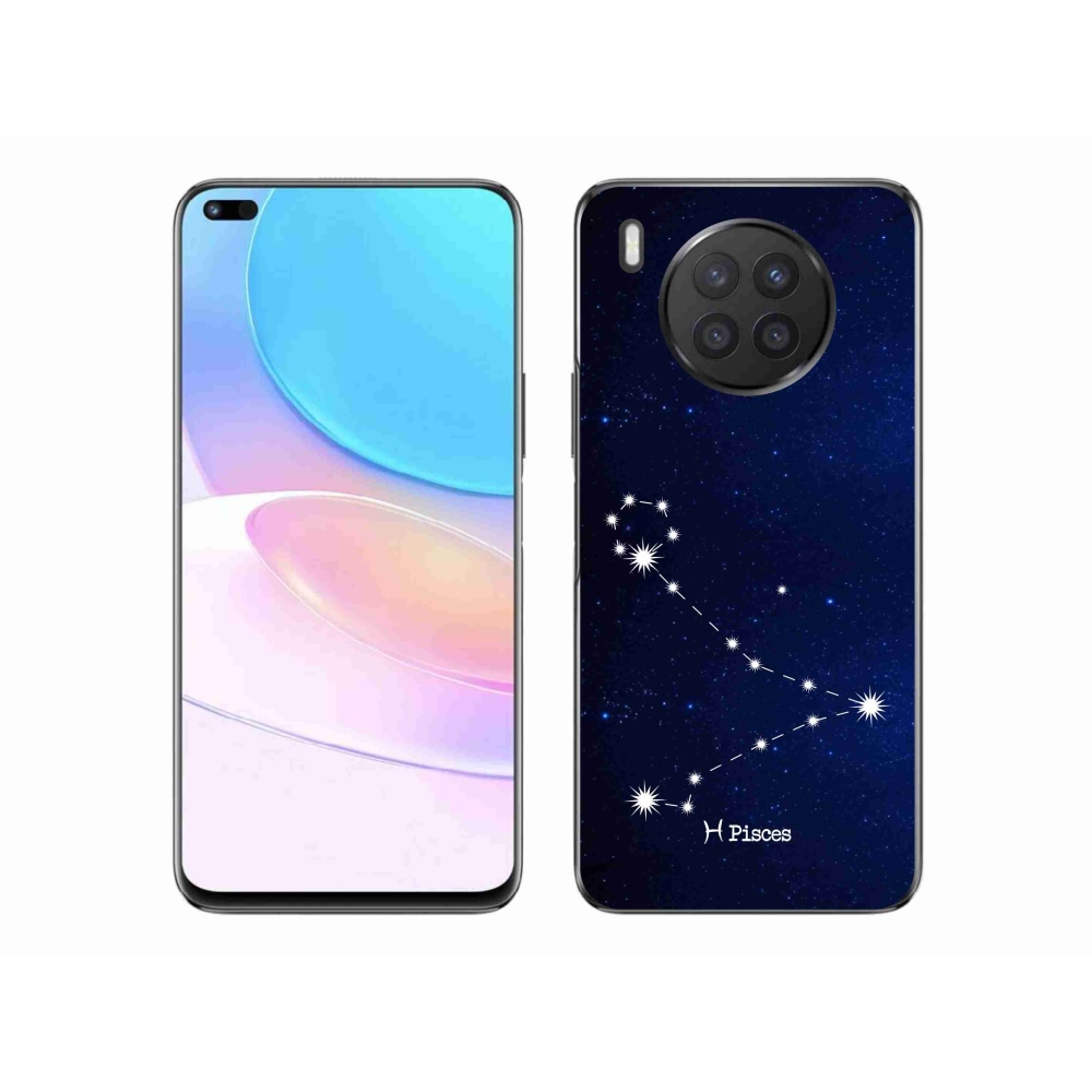 Gél borítás mmCase a Huawei Nova 8i - csillagkép Halak