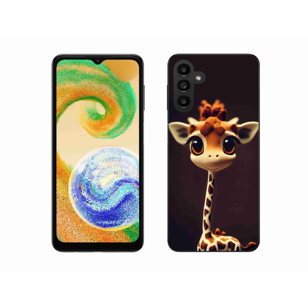 Zselés borítás mmCase Samsung Galaxy A04s (164.7x76.7x9.1mm) - kis zsiráf