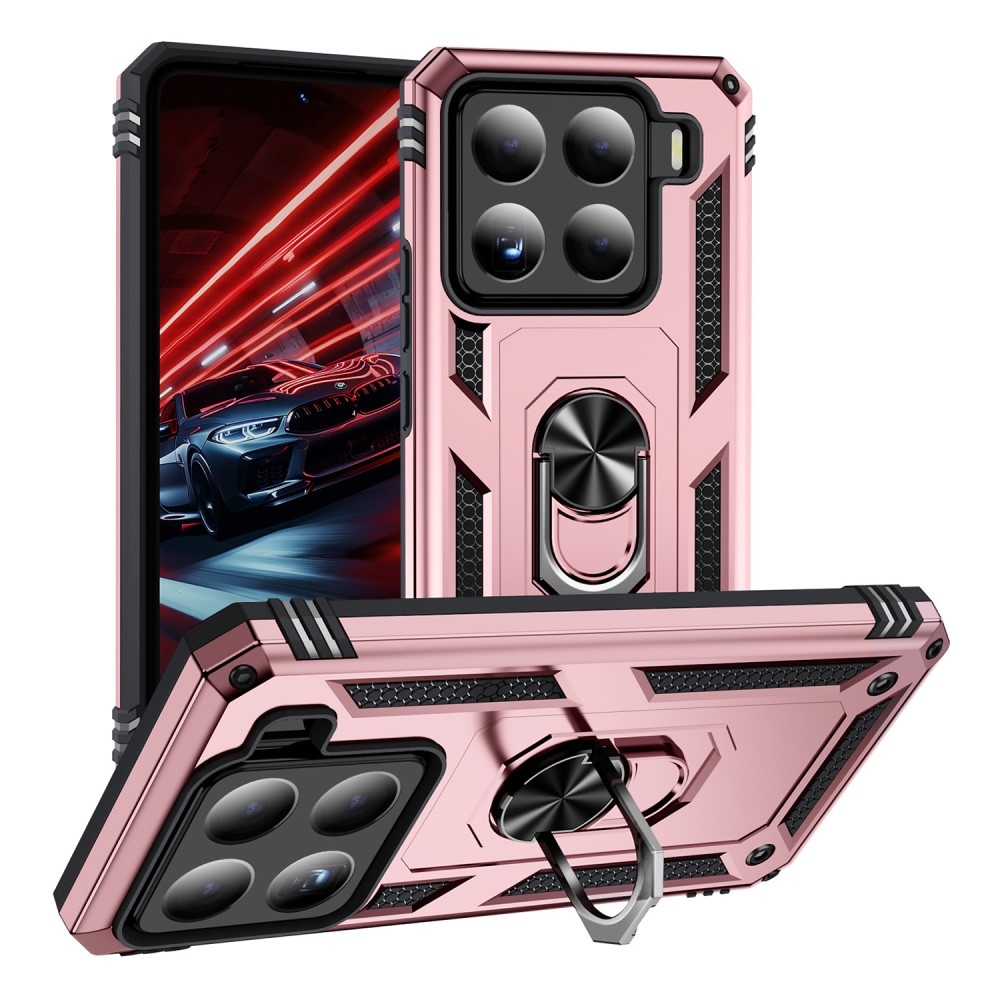 Gyűrűk tartós borítója Xiaomi 15 - rózsaarany