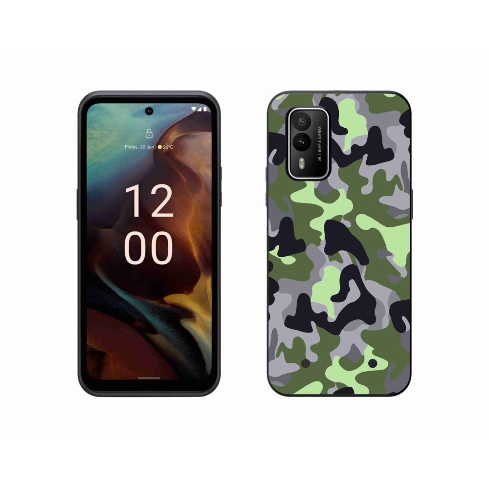 Zselés borítás mmCase a Nokia XR21 készülékhez - terepszínű minta 7