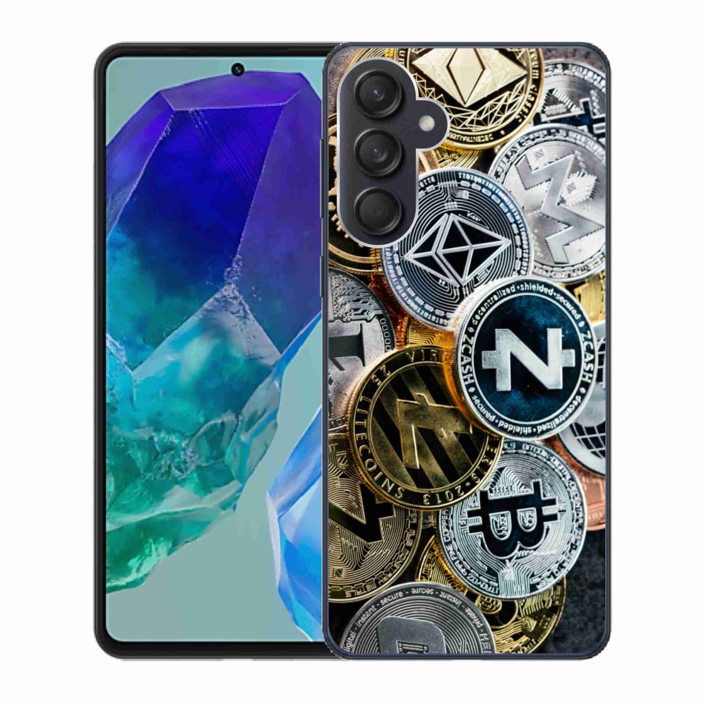 Gél borítás mmCase Samsung Galaxy M55 5G - kriptovalutákhoz