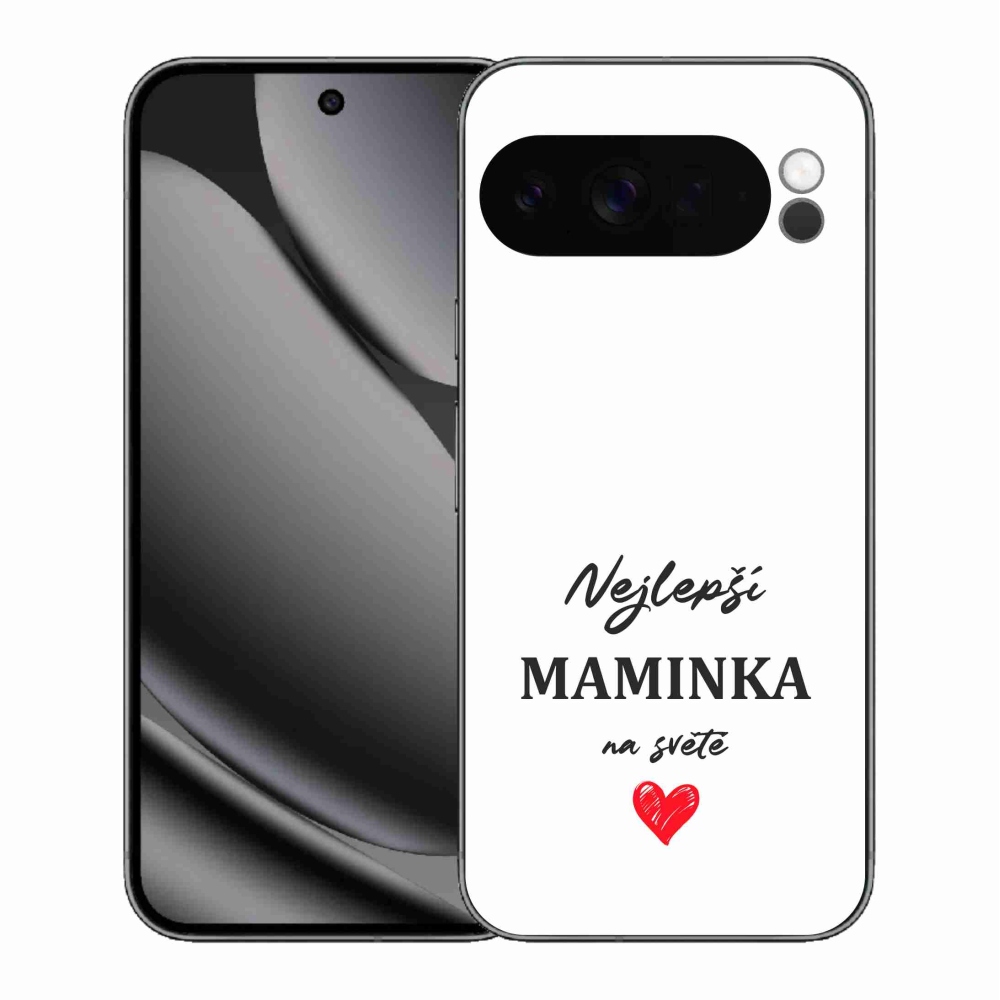 Gél borítás mmCase a Google Pixel 10 Pro XL számára - Best Mom 1 fehér háttér