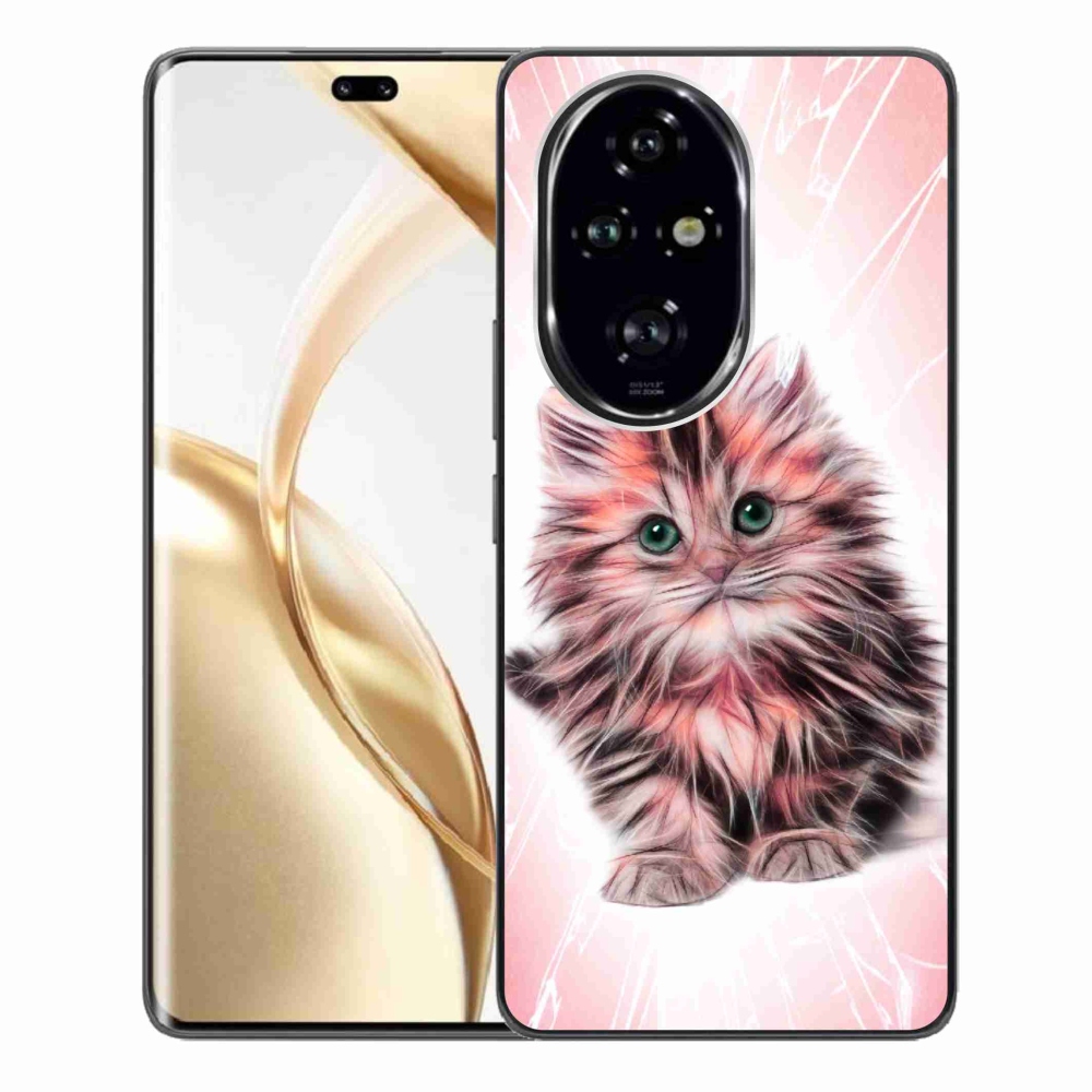 Gél borítás mmCase a Honor 200 Pro 5G számára - aranyos cica