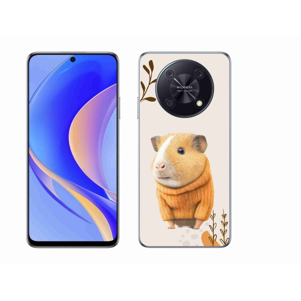 Gél borítás mmCase a Huawei Nova Y90-hez - tengerimalac a pulóverben