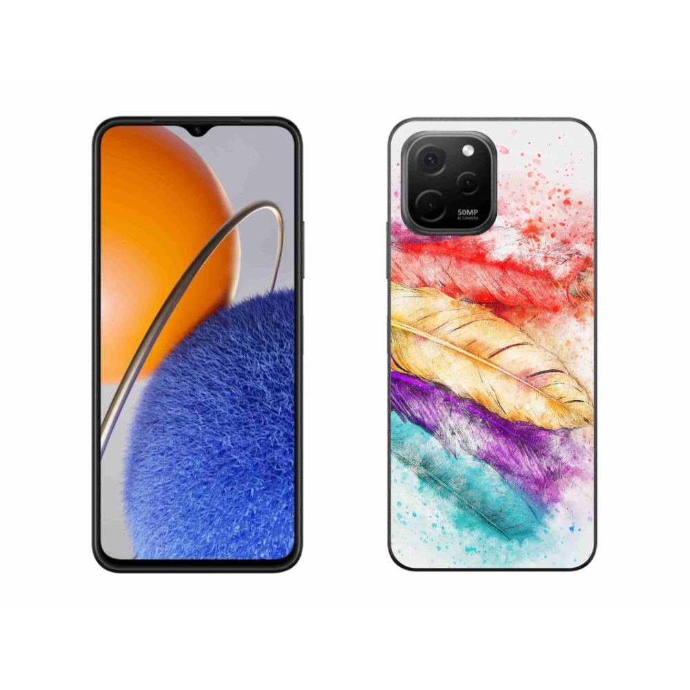 Gél borítás mmCase a Huawei Nova Y61 készülékhez - színes toll