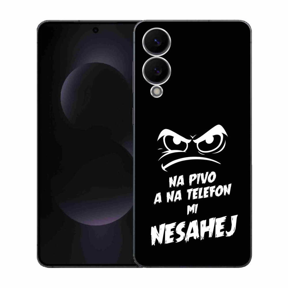 Gél borítás mmCase Samsung Galaxy S25 Edge - sör motívum 2 fekete háttérrel