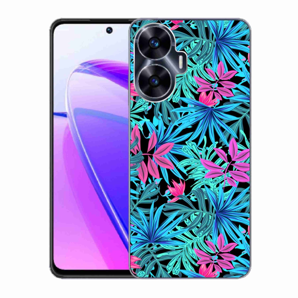 Gél borító mmCase a Realme C55 készülékhez - virágok 3