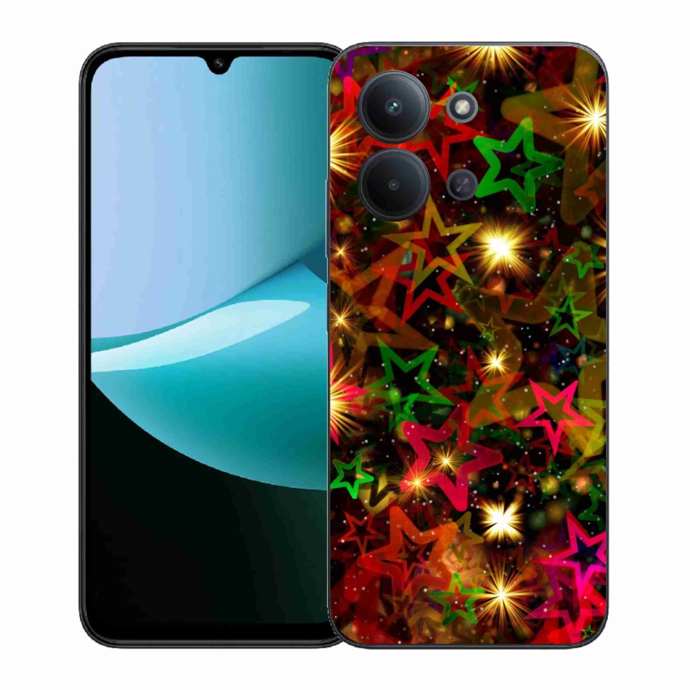 Gél borítás mmCase a Xiaomi Redmi 15C 4G (171mm)/Poco C85 4G (171mm) - színes csillagok