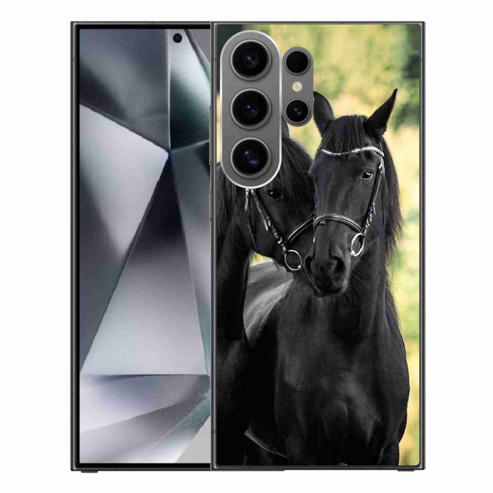 Gél borítás mmCase Samsung Galaxy S24 Ultra - két fekete ló