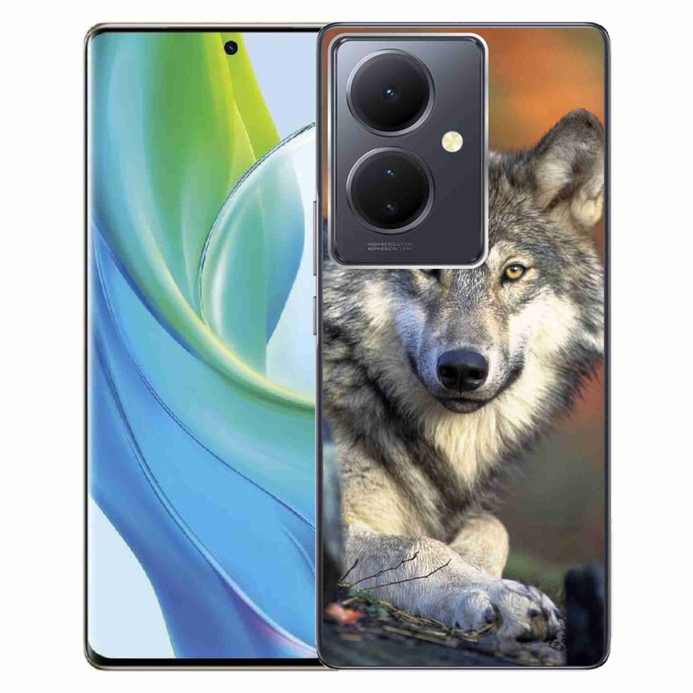 Gél tok mmCase a Vivo V29 Lite 5G számára - farkas