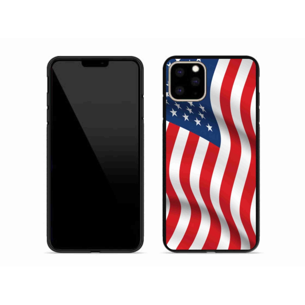 Zselés borítás mmCase iPhone 11 Pro Max készülékhez - amerikai zászló