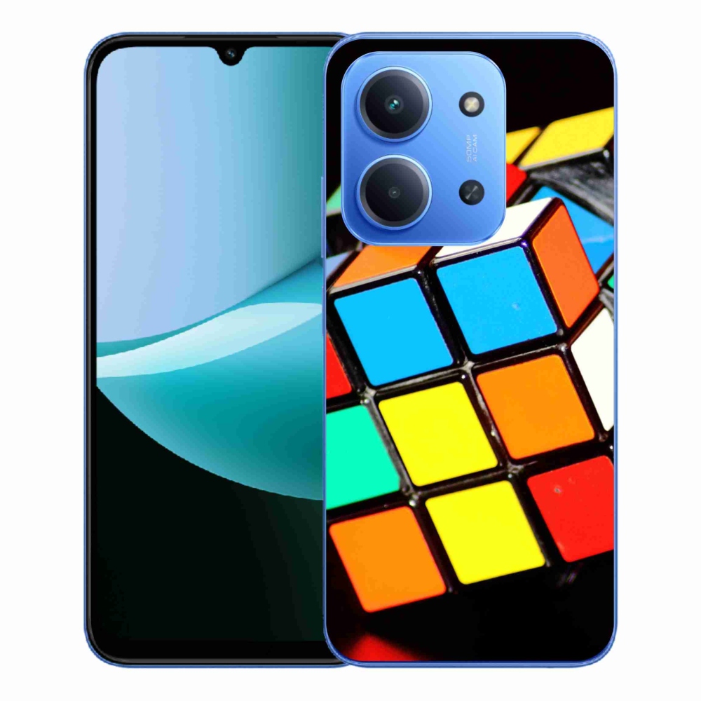 Gél borítás mmCase a Xiaomi Redmi 15C 4G/5G (173mm) - Rubik-kocka