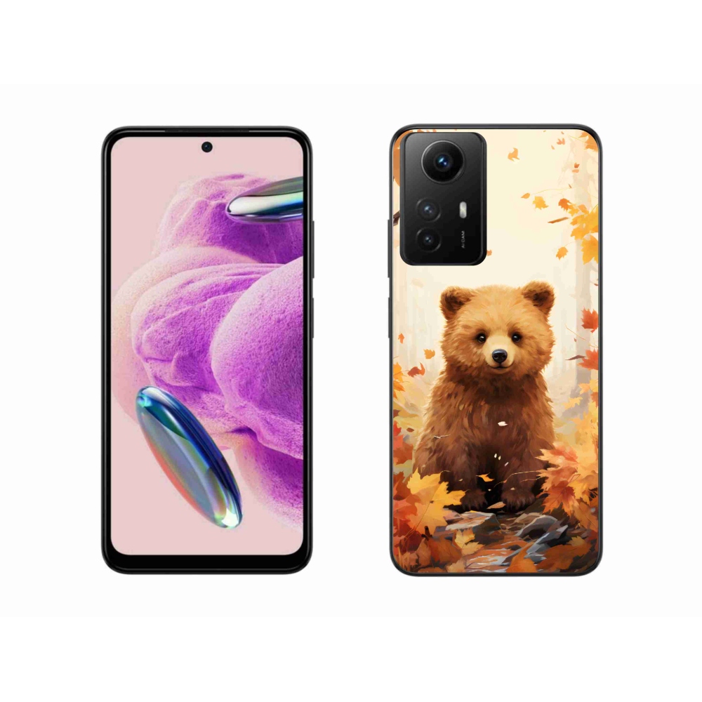 Gél borító mmCase a Xiaomi Redmi Note 12S-hez - medve az erdőben