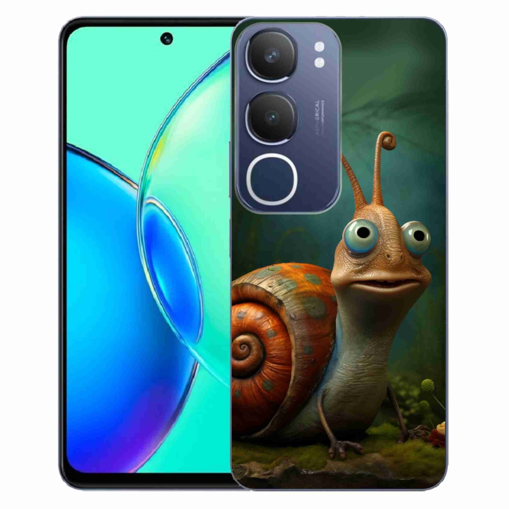 Zselés borítás mmCase a Vivo Y19s készülékhez - csiga