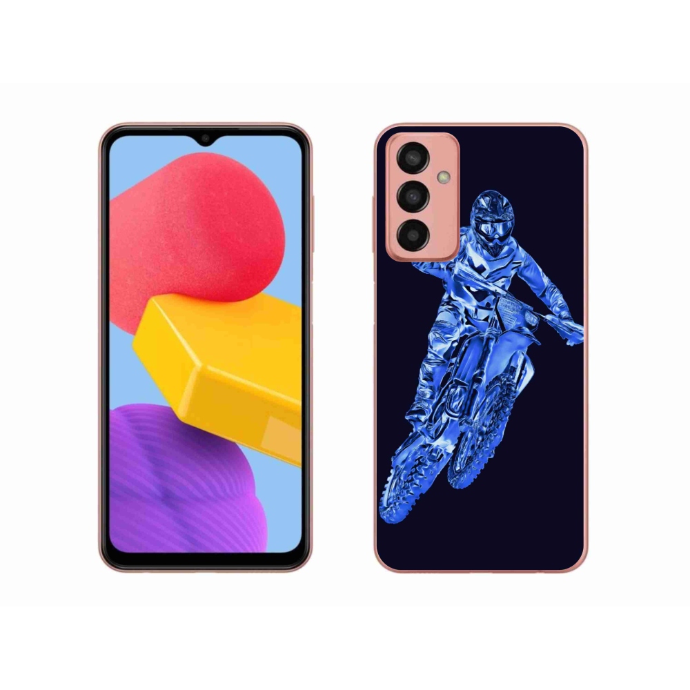 Zselés borítás mmCase Samsung Galaxy M13 - motocross 1