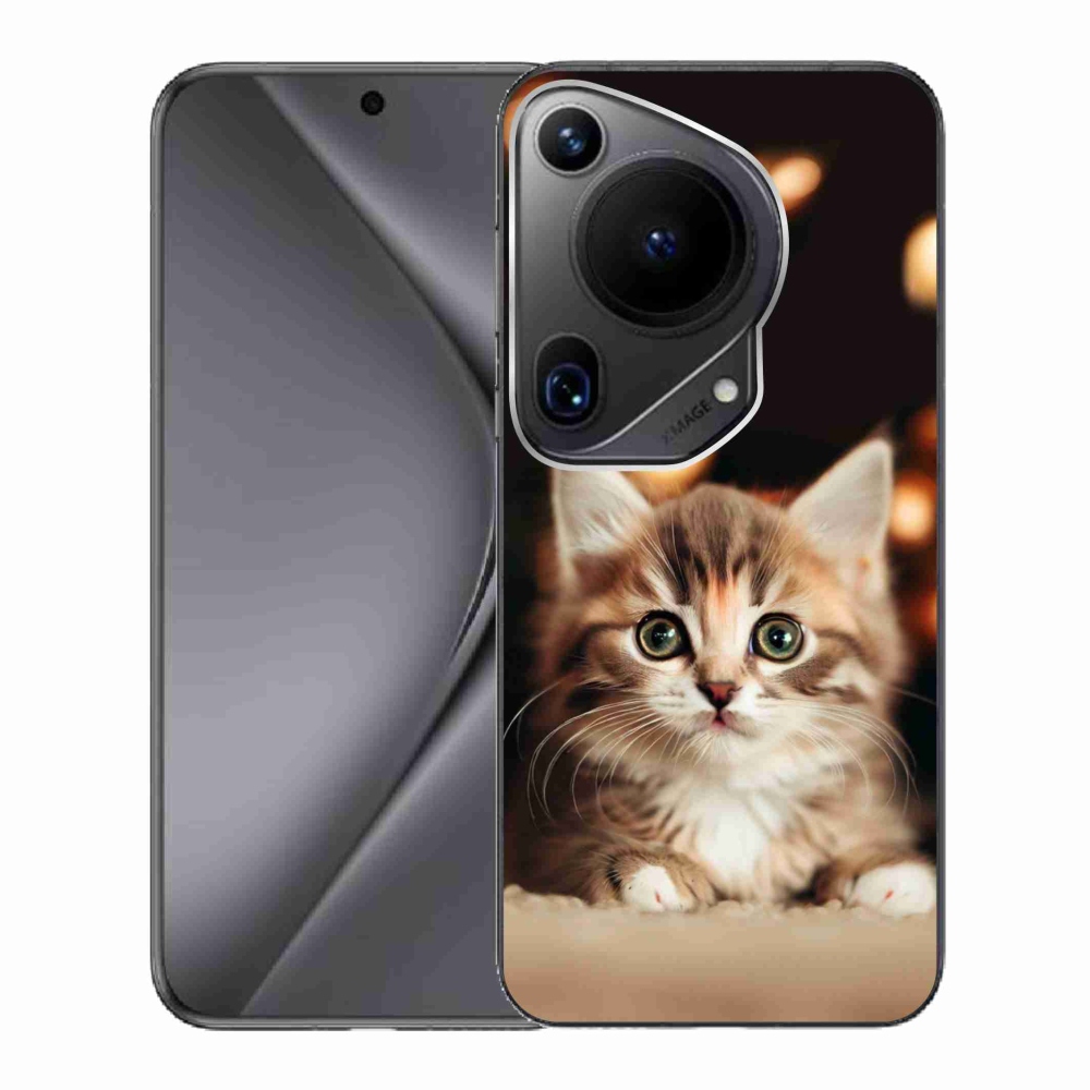 Gélburkolat mmCase a Huawei Pura 70 Ultra számára - aranyos cica 2