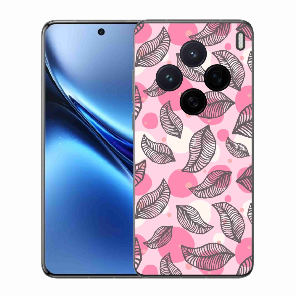 Zselés borító mmCase a Vivo X200 5G-hez - rajzfilmes hulló levelek