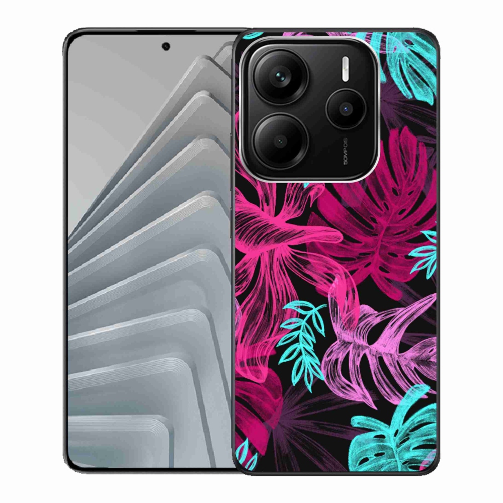 Gél borító mmCase a Xiaomi Redmi Note 14 5G számára - virágok 1