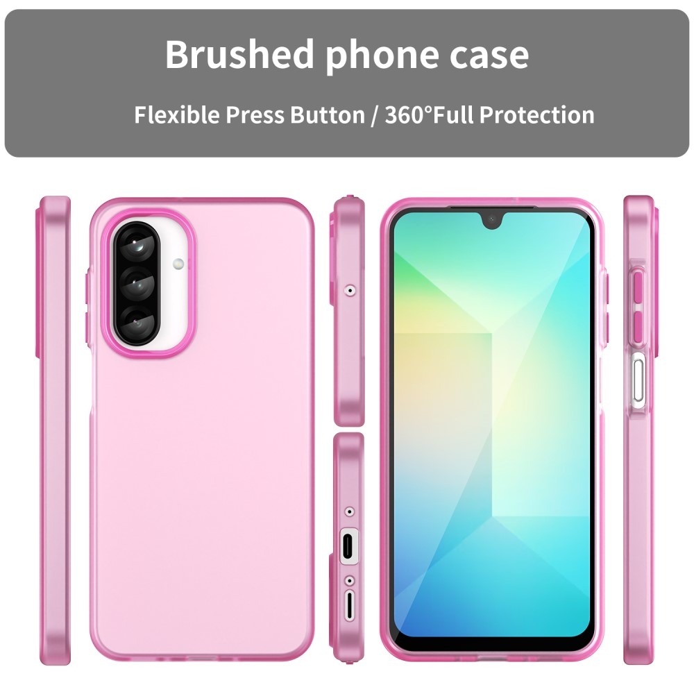 Candys matt zselés tok Samsung Galaxy A26 5G - rózsaszínű