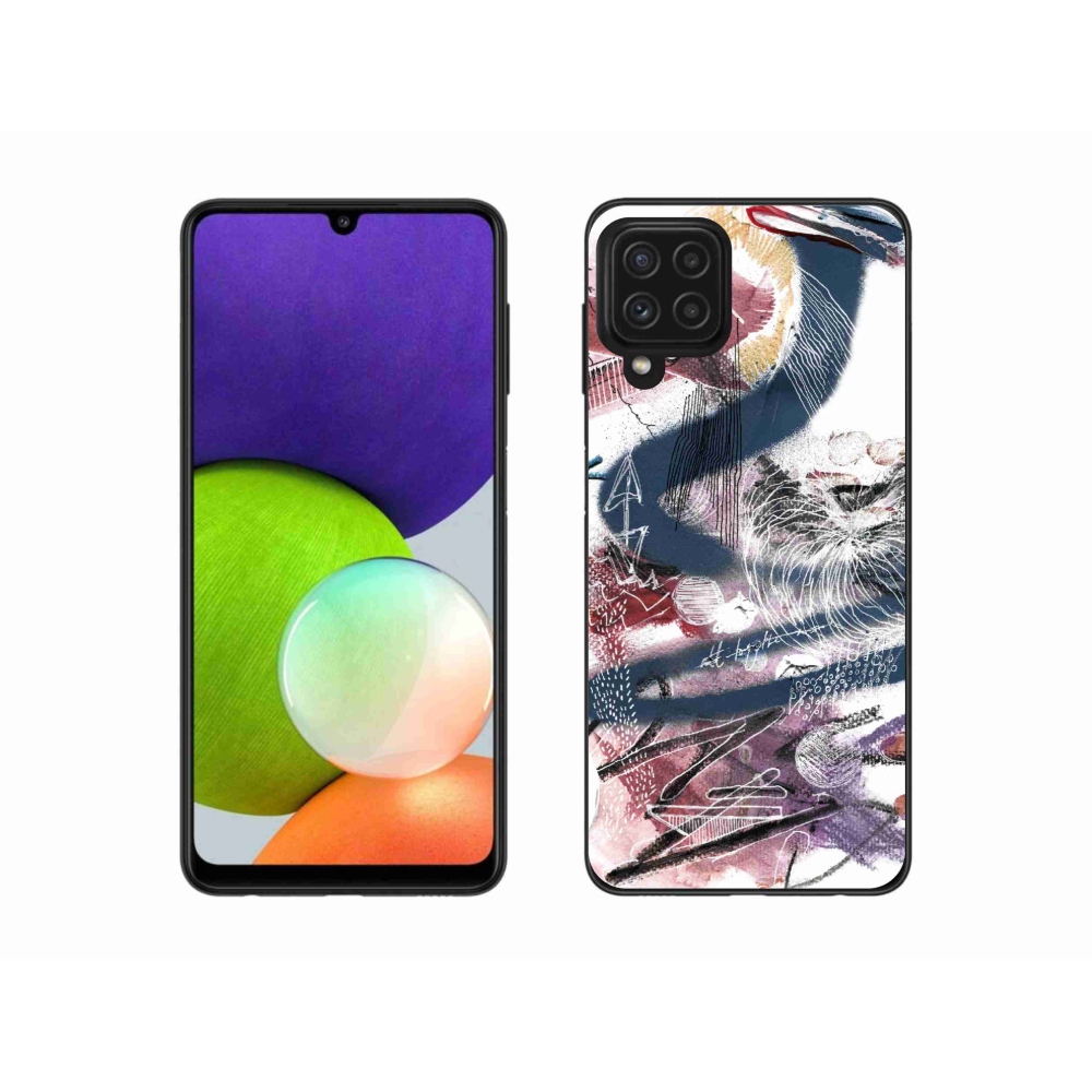 Gél borítás mmCase Samsung Galaxy A22 4G készülékhez - absztrakt motívum 28