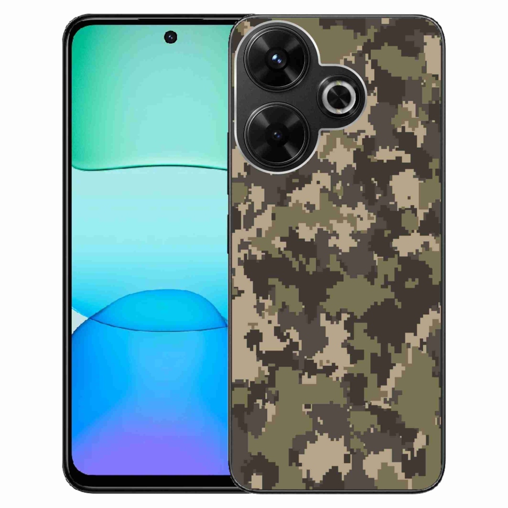 Gél borítás mmCase a Xiaomi Redmi 13 4G/Poco M6 4G számára - álcázó mintázat 12