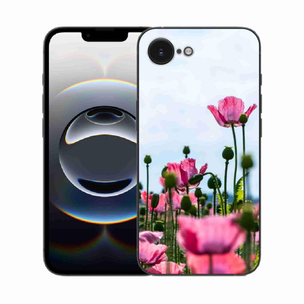 Gél borítás mmCase iPhone 16e készülékhez - mákos színű