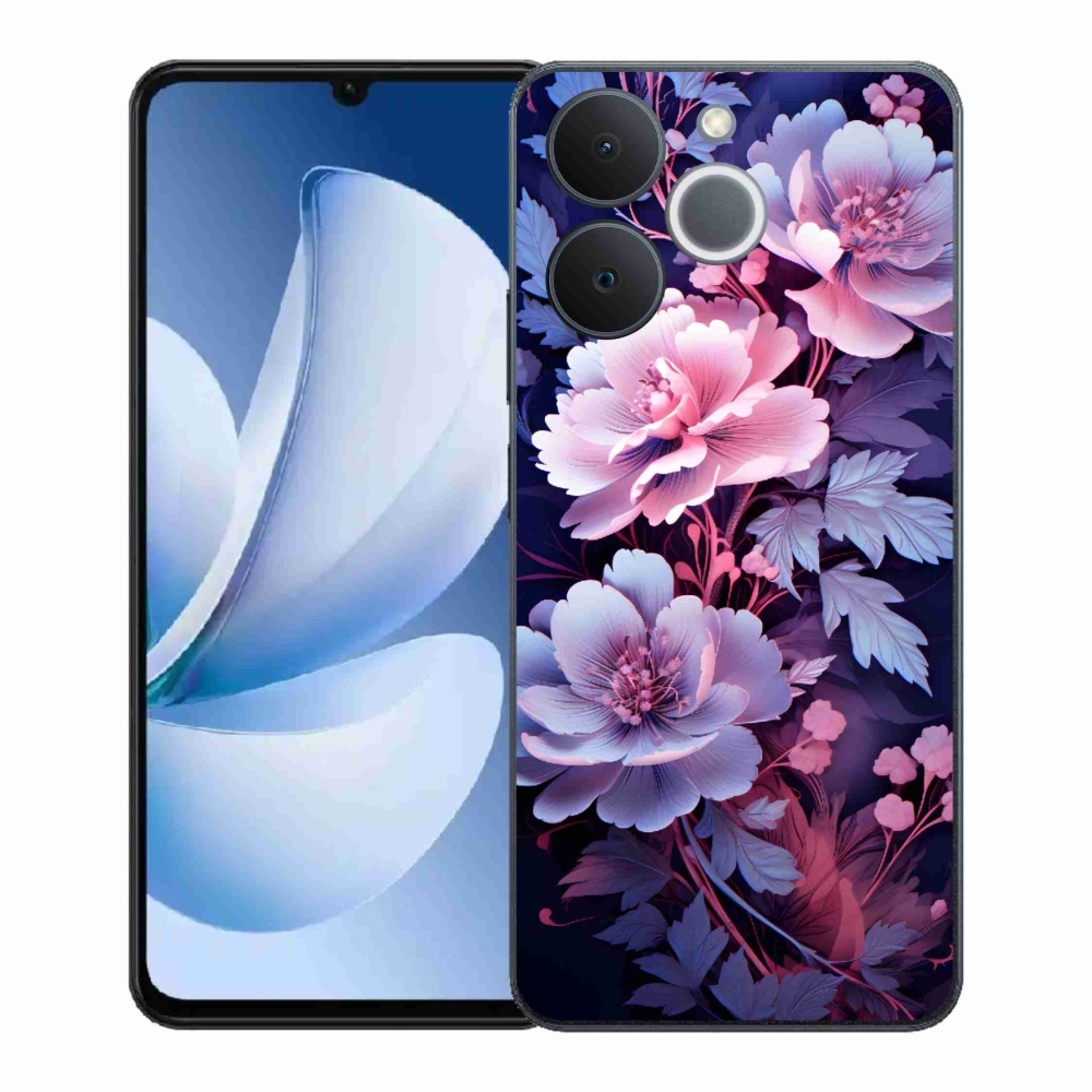 Zselés borítás mmCase a Realme Note 70T készülékhez - virágok 11