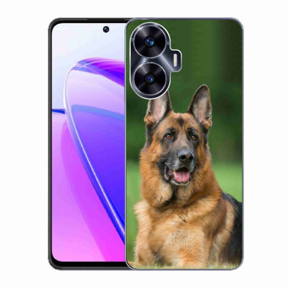 Gél borítás mmCase a Realme C55 készülékhez - Német juhászkutya