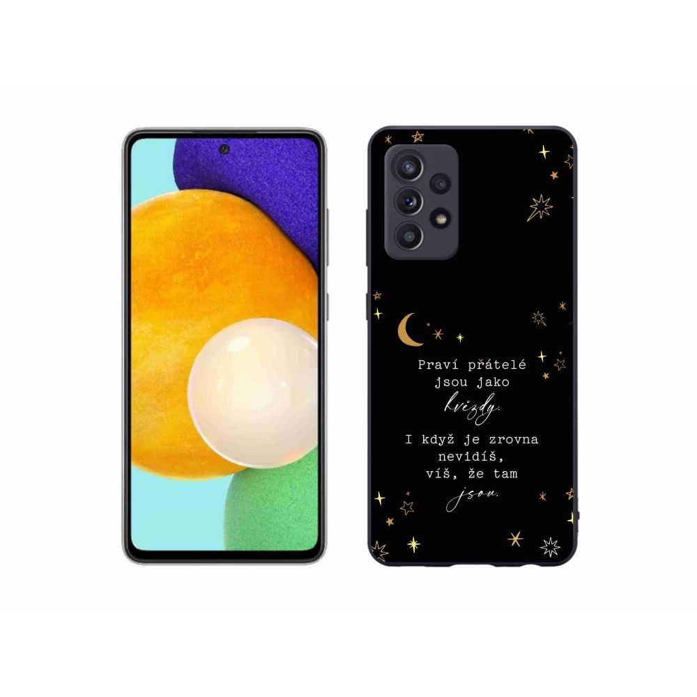 Gél borítás mmCase Samsung Galaxy A52s 5G - idézem 6 fekete háttér