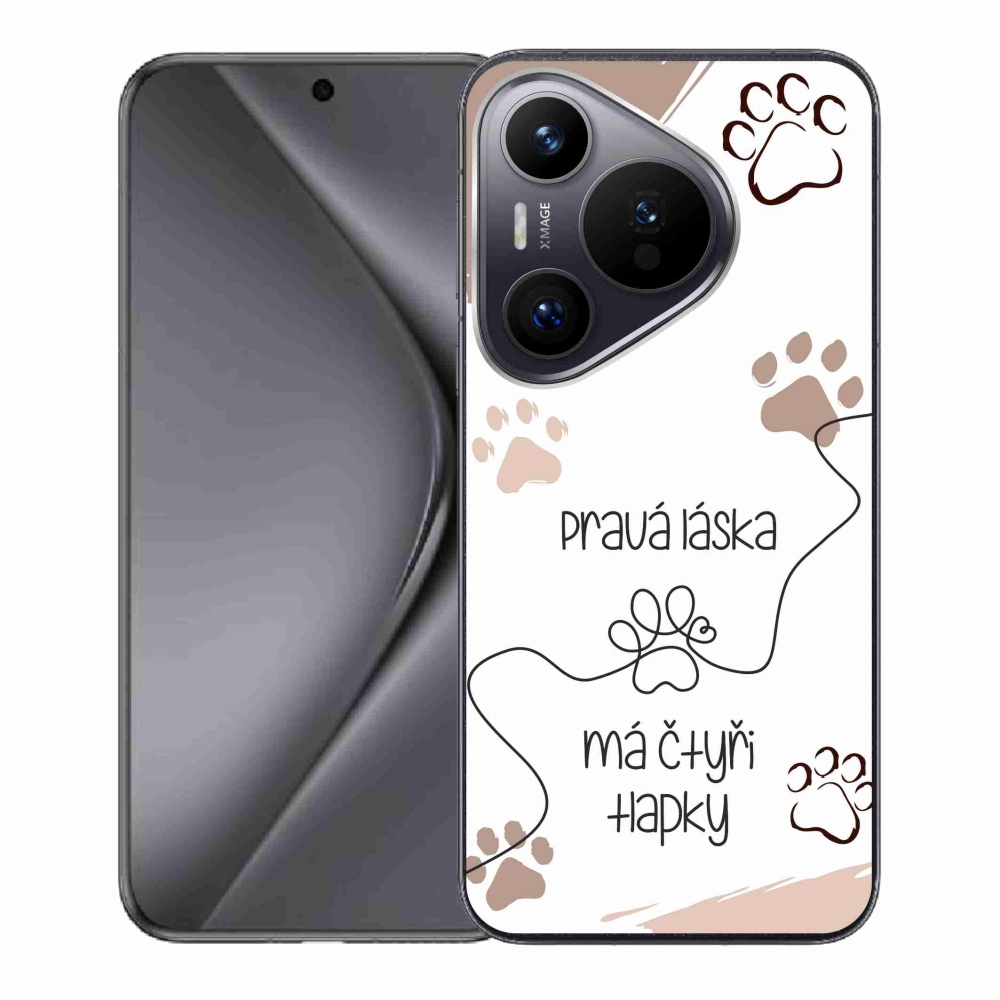 Gél borító mmCase a Huawei Pura 70 készülékhez - kutyamotívum 1 fehér háttér