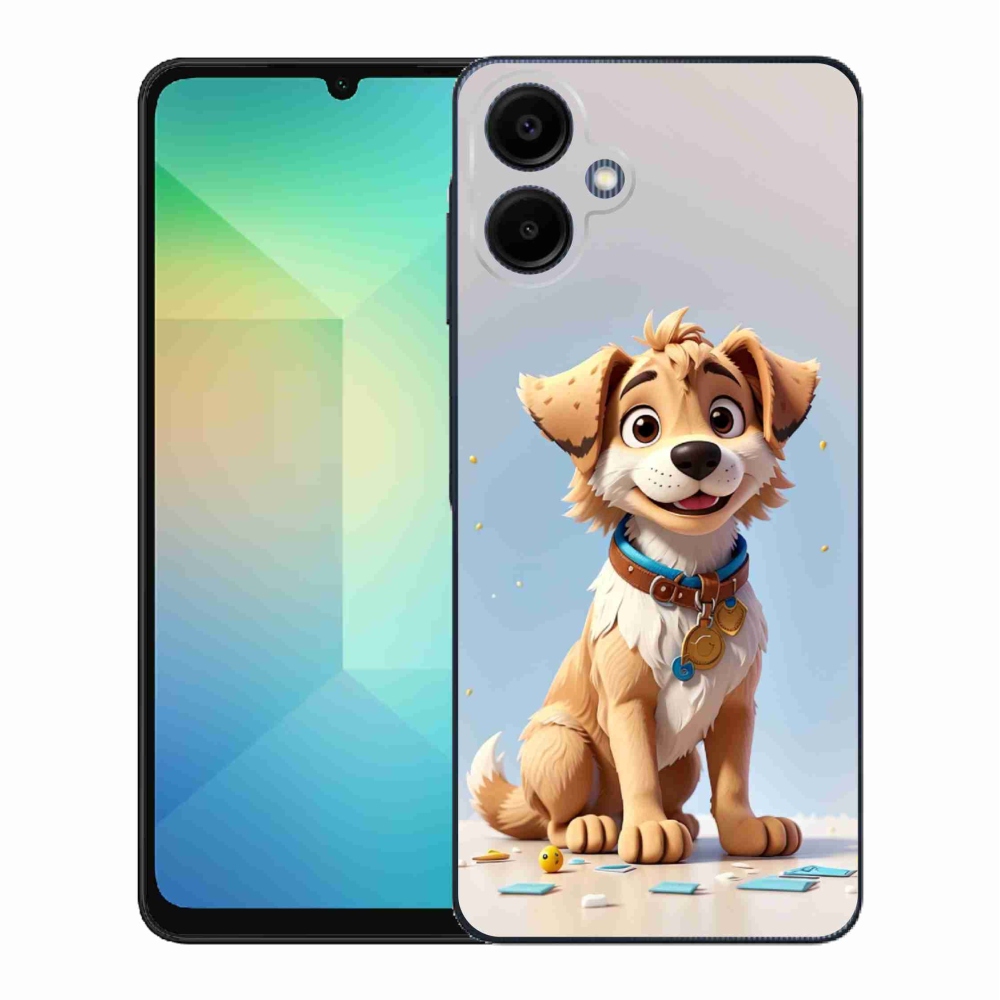 Gél borítás mmCase Samsung Galaxy A06 4G - rajzfilm kölyökkutyához