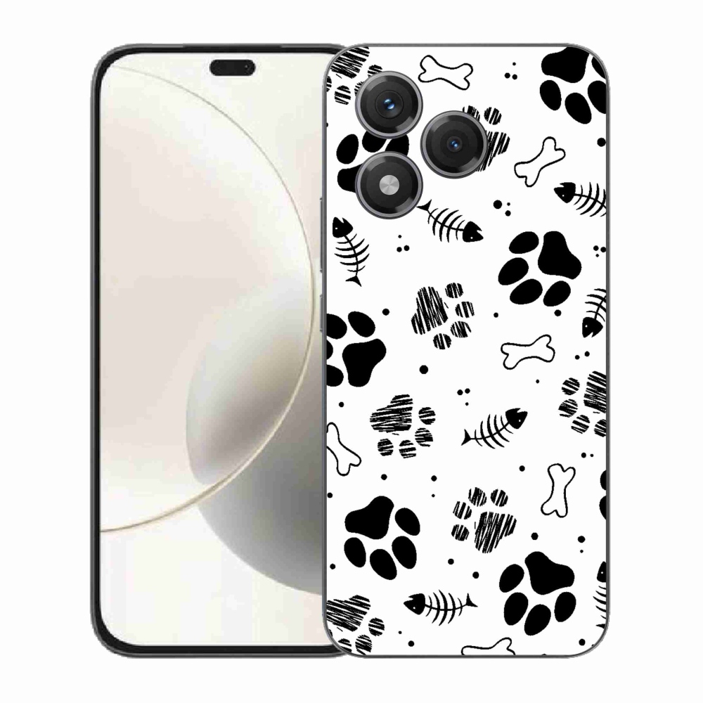 Zselés borítás mmCase a Honor 400 Lite-hoz - kutyamancsok 1