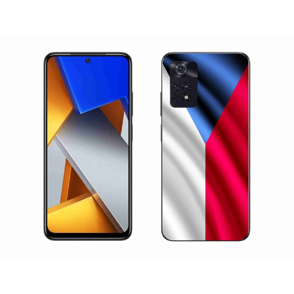 Gél borítás mmCase a Xiaomi Poco M4 Pro 4G számára - cseh zászló