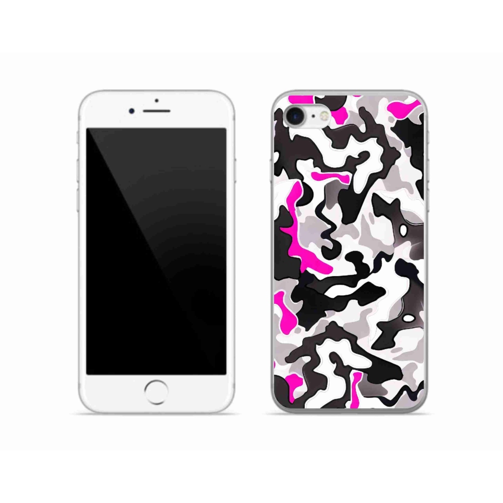 Zselés borítás mmCase iPhone SE (2022) - terepszínű mintázat 5