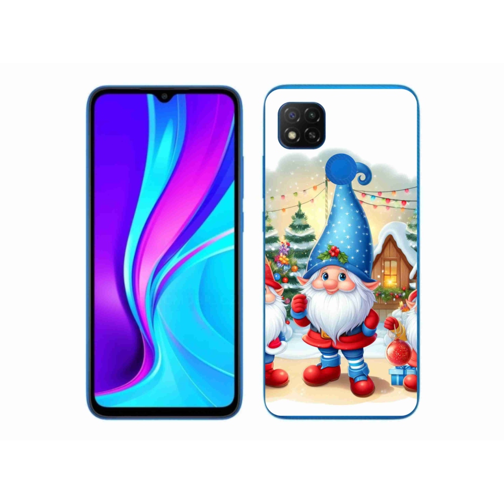 Gél borítás mmCase a Xiaomi Redmi 9C-hez - Karácsonyi manók